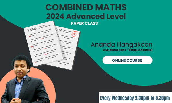 Combined Maths 2024 Paper 